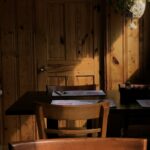 Sun light in a restaurant